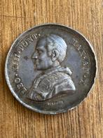 Prachtige Pauselijke zilveren penning LEO XIII PONT MAX AN X, Verzenden, Duitsland, Zilver
