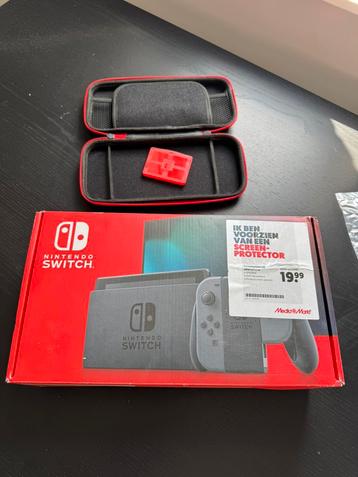 Nieuw! Nintendo Switch Grijs 32GB + Games + extras! beschikbaar voor biedingen