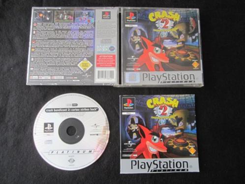 Crash Bandicoot 2 of 3 PS1 Playstation 1, Spelcomputers en Games, Games | Sony PlayStation 1, Gebruikt, Platform, 1 speler, Vanaf 3 jaar