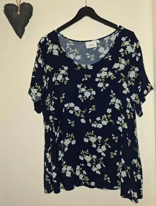 Zizzi - shirt L + broek XL Nieuwstaat, Kleding | Dames, Grote Maten, Zo goed als nieuw, Overige typen, Blauw, Verzenden