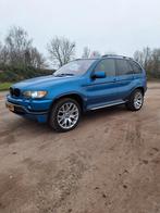 BMW X5 4.6I 2003 Blauw, Auto's, Te koop, Geïmporteerd, 5 stoelen, Benzine