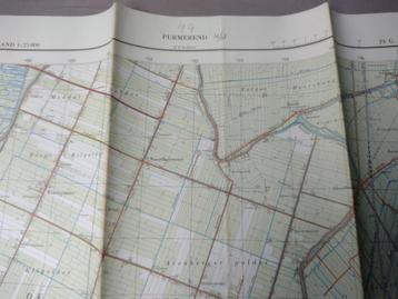 19 G Purmerend Noordbeemster Axwijk Warder Plattegrond 1961 beschikbaar voor biedingen