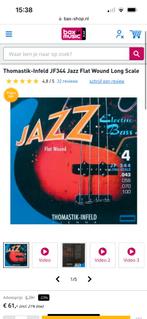 Thomastik-Infeld JF344 Jazz Flat Wound Long Scale, Muziek en Instrumenten, Instrumenten | Toebehoren, Zo goed als nieuw, Elektrische basgitaar