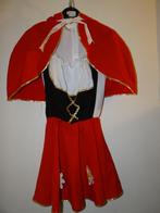 Leuk rood/wit/zwart ROODKAPJE/ALPENMEISJE/DIRNDL jurk, Ophalen, Carnaval, Kleding, Maat 34 (XS) of kleiner