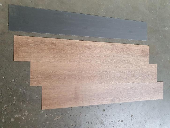 Restpartij 76 m2 plak Pvc plank. Colour 108 Warm Oak., Doe-het-zelf en Verbouw, Vloerdelen en Plavuizen, Nieuw, Laminaat, Kunststof
