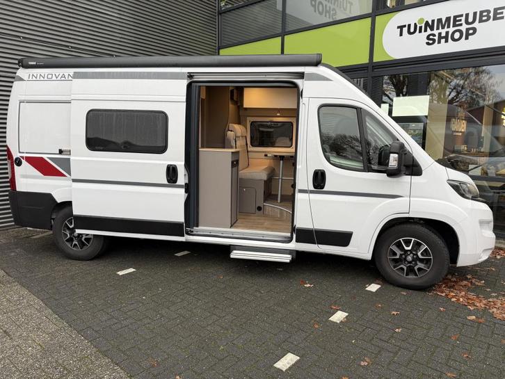 LMC INNOVAN 600 WEGENS OMSTANDIGHEDEN THULE LUIFEL VASTBED, Caravans en Kamperen, Campers, Bedrijf, tot en met 2, Buscamper of Camperbus