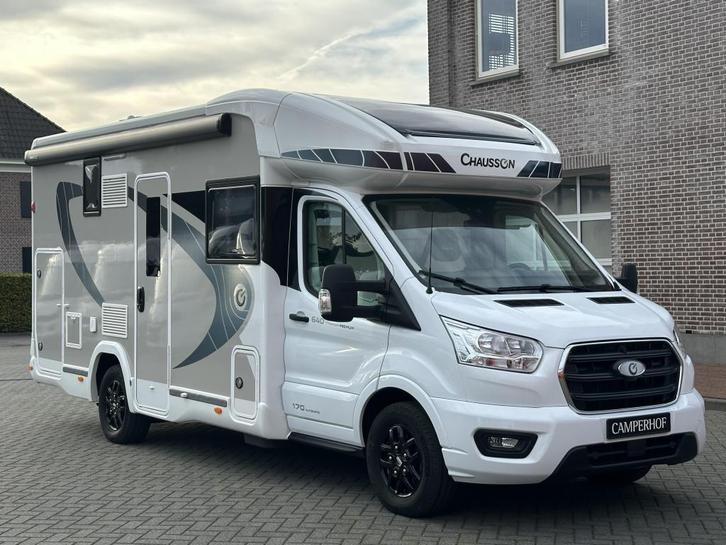 Chausson Titanium Premium 640 1e eigenaar, nieuwstaat, Caravans en Kamperen, Campers, Bedrijf, tot en met 4, Half-integraal, Chausson