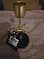 Nieuw klein Intratuin gouden kandelaar met strikje - Nieuw, Huis en Inrichting, Woonaccessoires | Kandelaars en Kaarsen, Nieuw