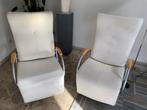 2 design relaxfauteuils van Aqatta Bonaldo, Huis en Inrichting, Stoelen, Ophalen, Gebruikt, Wit, Twee