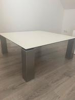 Trespa Salontafel 1x1m, Huis en Inrichting, Tafels | Salontafels, Ophalen, Overige materialen, Gebruikt, 50 tot 100 cm