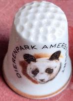 Vingerhoedje pandabeer Dierenpark Amersfoort, Verzamelen, Ophalen of Verzenden, Zo goed als nieuw, Porselein, Nederland