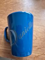 Blauwe mok met naam Danielle, Ophalen, Gebruikt