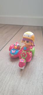 Pinypon Brommer met Zijspan & 2 Poppetjes, Ophalen of Verzenden, Gebruikt, Meisje
