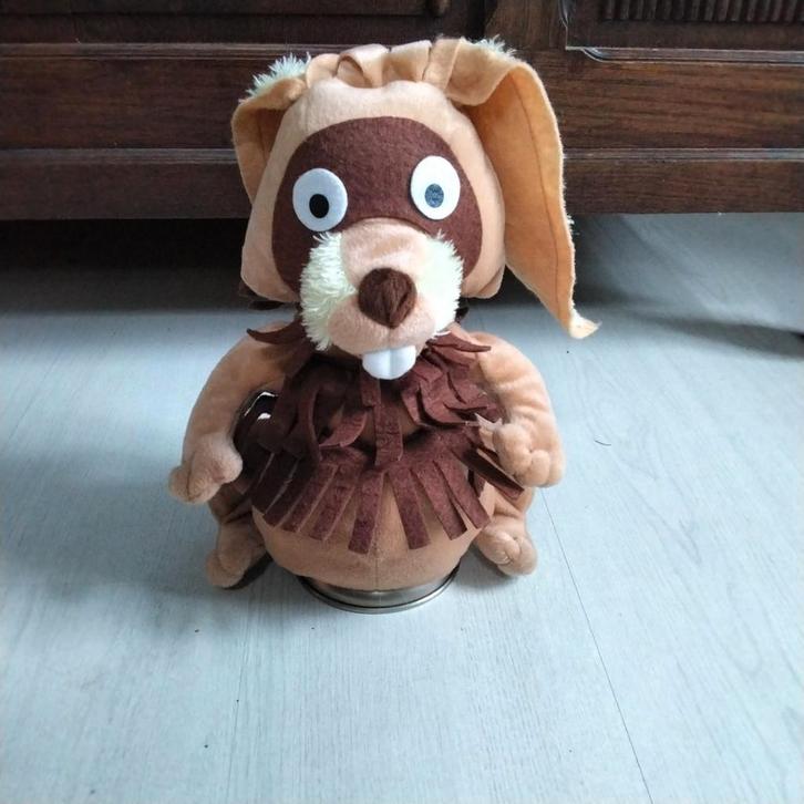 zoef de haas fabeltjeskrant grote handpop poppenkastpop knuf, Kinderen en Baby's, Speelgoed | Knuffels en Pluche, Gebruikt, Overige typen