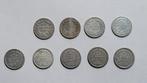Kwartjes 25 cent Wilhelmina - Diverse Jaartallen, Postzegels en Munten, Munten | Nederland, Setje, Zilver, 25 cent, Ophalen of Verzenden
