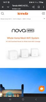 tenda nova ac1200 mesh3f 3 stuks wifi extenders, Computers en Software, WiFi-versterkers, Ophalen, Zo goed als nieuw