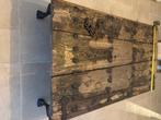 Landelijke salontafel, Huis en Inrichting, Tafels | Salontafels, Ophalen, 100 tot 150 cm, 150 tot 200 cm, Minder dan 50 cm