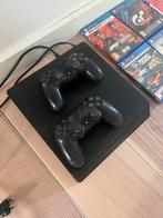 PS4 met 2 controllers en games, Spelcomputers en Games, Spelcomputers | Sony PlayStation 4, Met 2 controllers, Ophalen of Verzenden