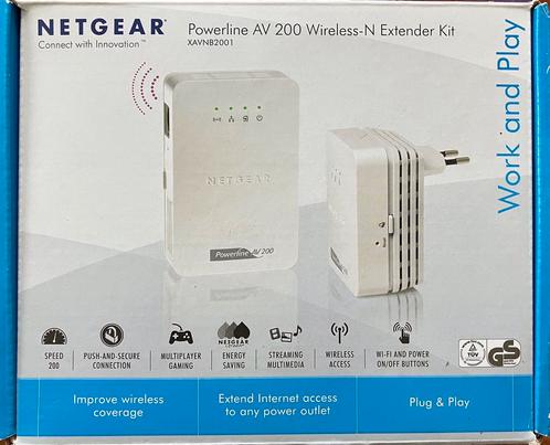 NETGEAR XAVNB2001 Powerline adapter, Computers en Software, Netwerkkaarten, Zo goed als nieuw, Intern, Ophalen of Verzenden