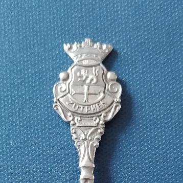 verzilverd lepeltje wapen Zutphen beschikbaar voor biedingen