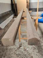 Hardhout balustrade bovenregel, Doe-het-zelf en Verbouw, Balk, Zo goed als nieuw, Ophalen, Overige houtsoorten