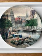 Decor bordje Amsterdamse bloemengrach, Antiek en Kunst, Ophalen