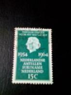 10 Nederlands Antillen Suriname Nederland 15 cent gestempeld, Postzegels en Munten, Postzegels | Nederland, Verzenden, Na 1940