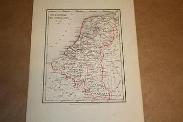 Antieke kaart - Koningrijk der Nederlanden in 1815 - Witkamp beschikbaar voor biedingen