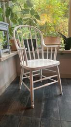 Vintage spijlenstoel eetkamerstoel spijlen hout, Ophalen, Gebruikt, Bruin, Eén