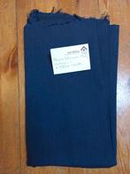 Mooi donker blauwe stof ,katoen + terlenka 138L-140Br, Ophalen of Verzenden, Nieuw, Blauw