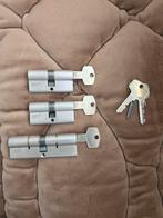 DOM SKG 2 sterren Cilindersloten gelijksluitend, Ophalen of Verzenden, Gebruikt, Overige materialen, Slot