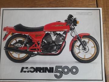 Folder leaflet Morini 500 Sport beschikbaar voor biedingen