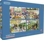 Gibsons - A Dog’s Life - 4x500 stukjes, Ophalen of Verzenden, 500 t/m 1500 stukjes, Nieuw, Legpuzzel