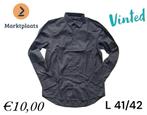 Northwest Slim-Fit Overhemd effen zwart L 41/42, Nieuw, Halswijdte 41/42 (L), Ophalen of Verzenden, Northwest