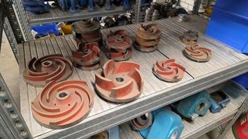 Diverse pompwielen cq impellers beschikbaar voor biedingen