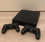 PlayStation 4 Slim 500gb + 2 Controllers + Games, Met 2 controllers, Ophalen of Verzenden, Slim, 500 GB