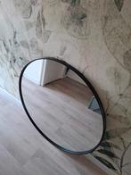 Grote, zwarte, ronde spiegel. 100 cm. doorsnede, Huis en Inrichting, Woonaccessoires | Spiegels, Ophalen, Rond, Nieuw, 75 tot 100 cm