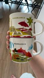 YAH STARBUCKS MOKKEN CASABLANCA & MARRAKECH, Huis en Inrichting, Ophalen of Verzenden, Zo goed als nieuw, Overige stijlen, Kop(pen) en/of Schotel(s)