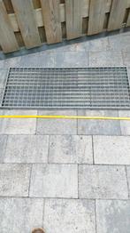 Deurrooster / vloerrooster verzinkt 100 x 40 x 2,5 cm, Doe-het-zelf en Verbouw, Metalen, Ophalen of Verzenden, Gebruikt, Overige metalen