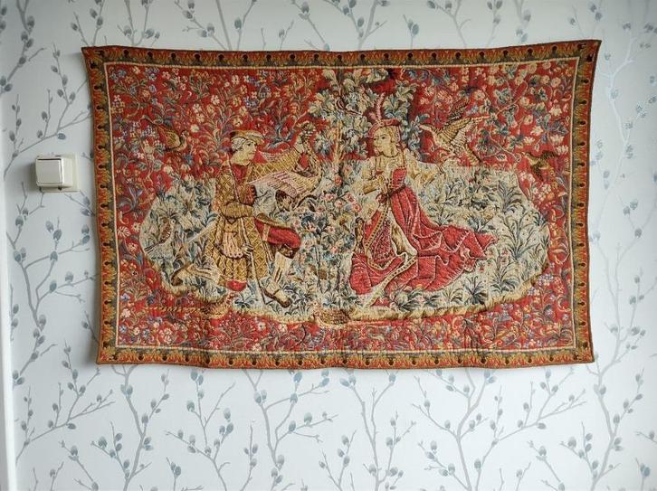 Wand Tapijt/ Kleed Lyon ( Tapisseries Du Lion), Antiek en Kunst, Antiek | Kleden en Textiel, Ophalen of Verzenden