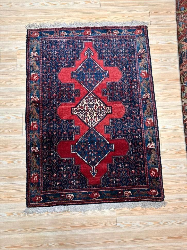 Persian Carper / Perzisch Senneh Tapijt 152 x 110 cm, Huis en Inrichting, Stoffering | Tapijten en Kleden, Zo goed als nieuw, 100 tot 150 cm