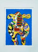 ART-DEAL met PETER DIEM -111A-COW in BLUE-28x36cm, Antiek en Kunst, Ophalen of Verzenden