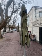 11 Parasols met zijschermen en regengoten - Horeca, Tuin en Terras, Parasols, Ophalen, Gebruikt, Zweefparasol, Waterdicht