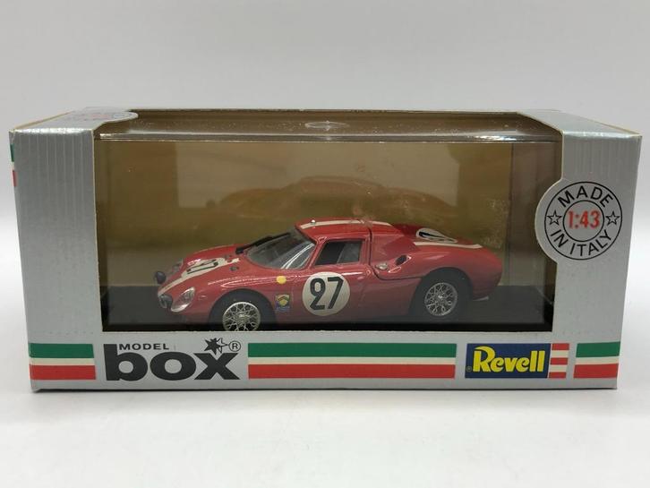 Box Model 8457 Ferrari 250LM 1964 #27 -GOED- M38, Hobby en Vrije tijd, Modelauto's | 1:43, Gebruikt, Auto, Overige merken, Ophalen of Verzenden