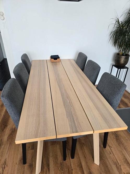 Eettafel eventueel inclusief stoelen, Huis en Inrichting, Tafels | Eettafels, Zo goed als nieuw, 50 tot 100 cm, Vijf personen of meer