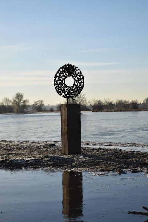 Maak het verschil met stoere, ijzeren tuinbeelden, Antiek en Kunst, Kunst | Beelden en Houtsnijwerken, Ophalen of Verzenden