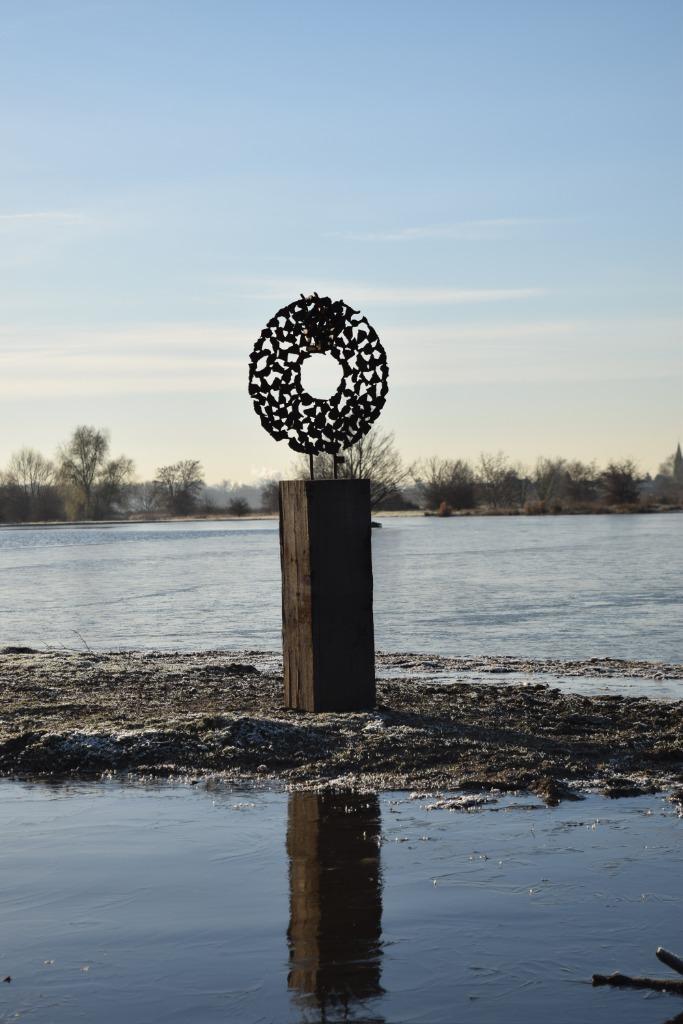 Maak het verschil met stoere, ijzeren tuinbeelden, Antiek en Kunst, Kunst | Beelden en Houtsnijwerken, Ophalen of Verzenden