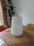 Grote melkglas hanglamp / videlamp, Huis en Inrichting, Ophalen of Verzenden, Gebruikt, Glas, Minder dan 50 cm