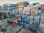 168 -Transportkar, platformwagen, platenwagen, rolcontainers, 100 liter of meer, Ophalen, Gebruikt, Transportkar