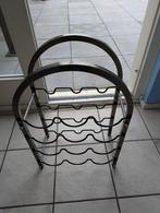 Metalen wijnrek, Huis en Inrichting, Woonaccessoires | Wijnrekken, Ophalen, Gebruikt, 5 tot 15 flessen, Metaal